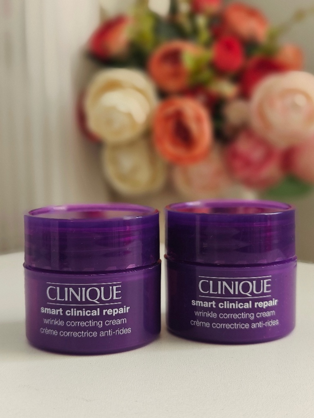 2 NEW Clinique Smart Clinical Repair Wrinkle Correcting Cream 15ml/0.15oz Sample